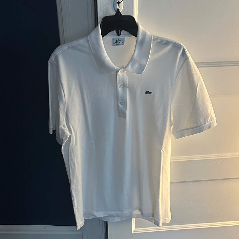 Lacoste Men's Classic White Polo Shirt